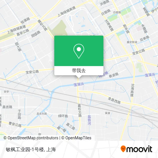 敏枫工业园-1号楼地图