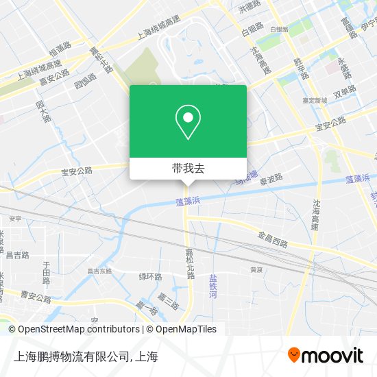 上海鹏搏物流有限公司地图