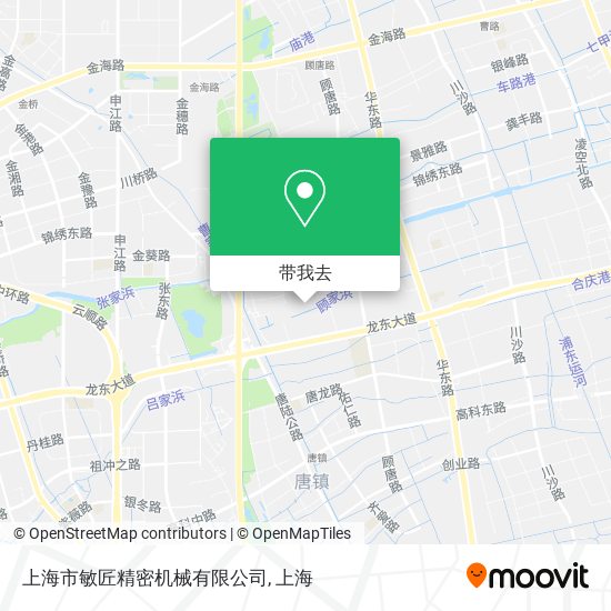上海市敏匠精密机械有限公司地图