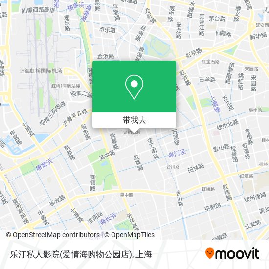 乐汀私人影院(爱情海购物公园店)地图