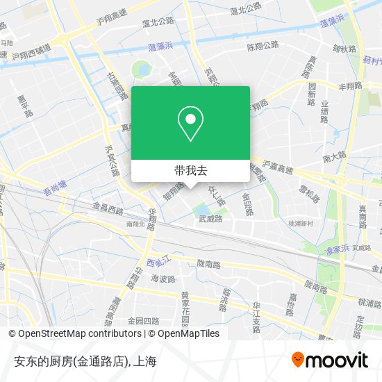 安东的厨房(金通路店)地图