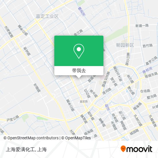上海爱满化工地图