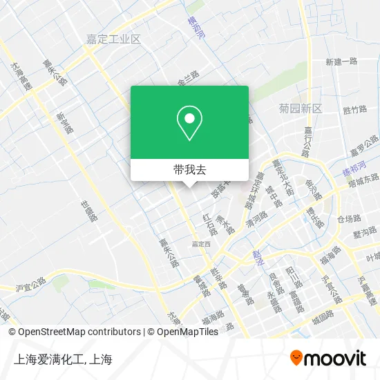 上海爱满化工地图