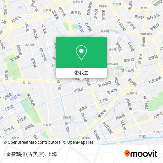 金赞鸡排(古美店)地图