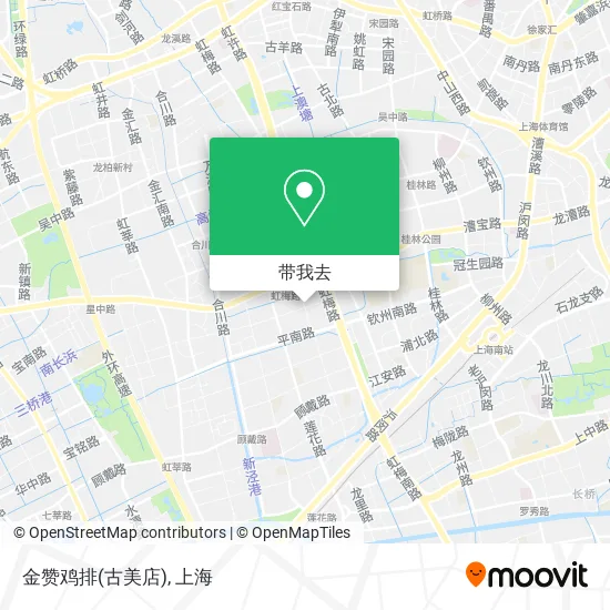 金赞鸡排(古美店)地图
