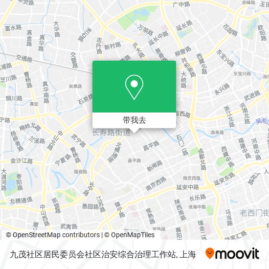 九茂社区居民委员会社区治安综合治理工作站地图