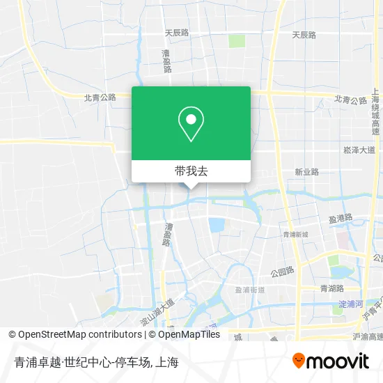 青浦卓越·世纪中心-停车场地图
