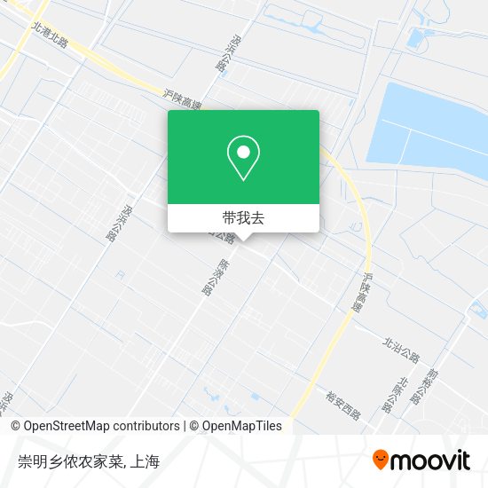 崇明乡侬农家菜地图
