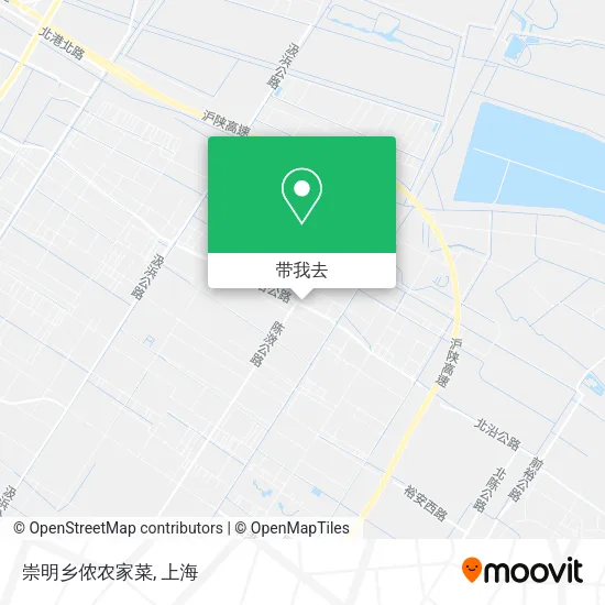 崇明乡侬农家菜地图
