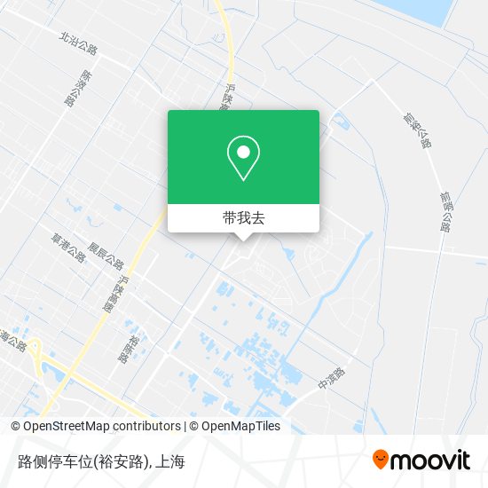 路侧停车位(裕安路)地图