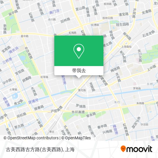 古美西路古方路地图