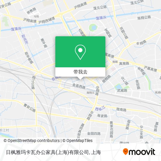 日枫雅玛卡瓦办公家具(上海)有限公司地图