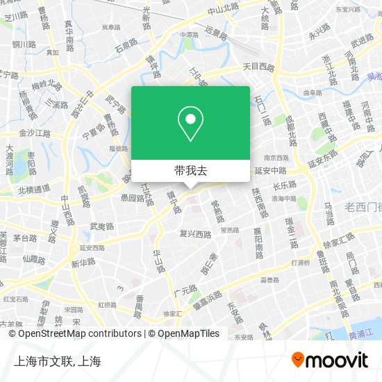 上海市文联地图