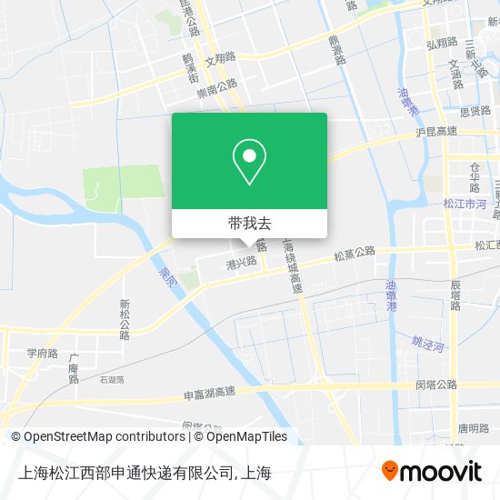 上海松江西部申通快递有限公司地图