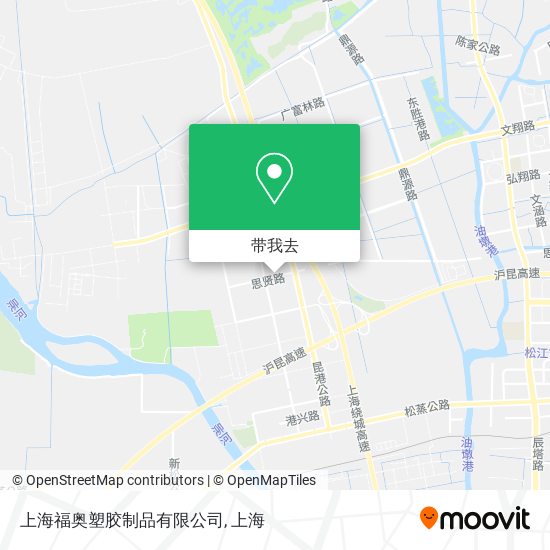 上海福奥塑胶制品有限公司地图