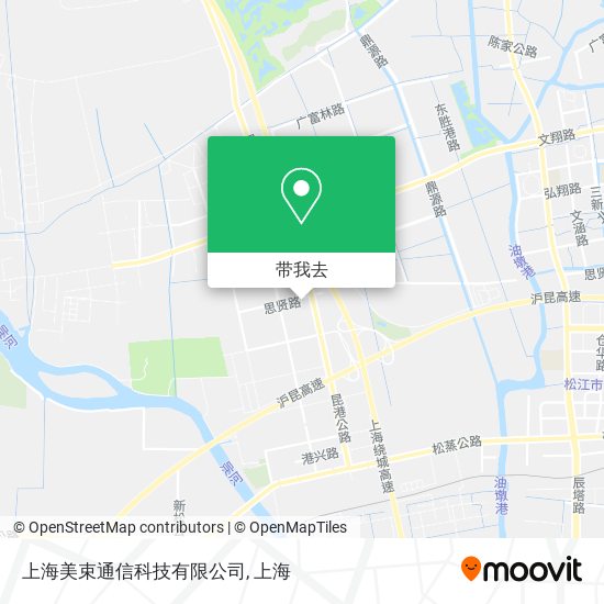 上海美束通信科技有限公司地图