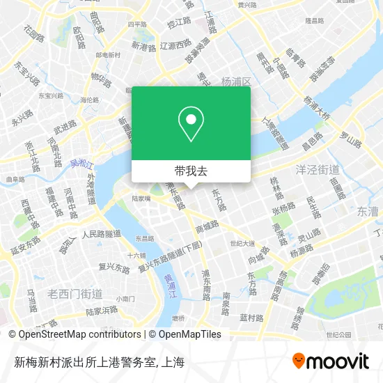 新梅新村派出所上港警务室地图