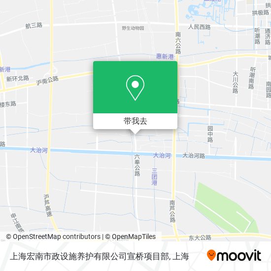 上海宏南市政设施养护有限公司宣桥项目部地图