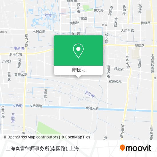 上海秦雷律师事务所(南园路)地图