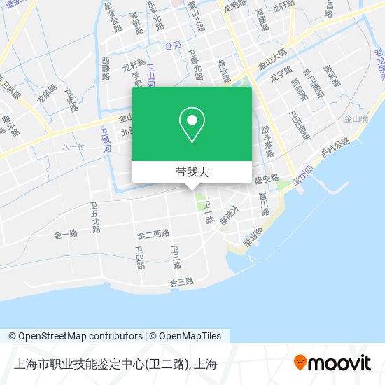 上海市职业技能鉴定中心(卫二路)地图