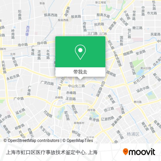 上海市虹口区医疗事故技术鉴定中心地图