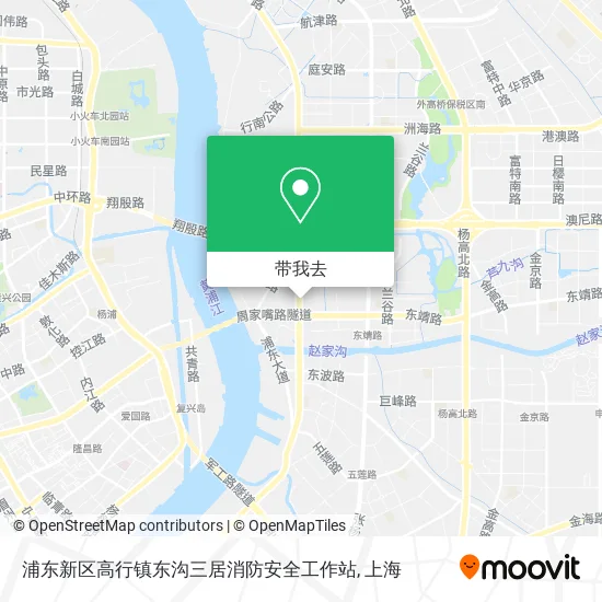 浦东新区高行镇东沟三居消防安全工作站地图