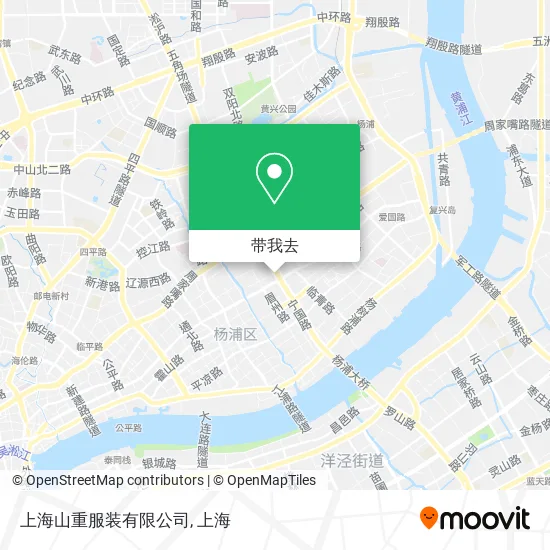 上海山重服装有限公司地图