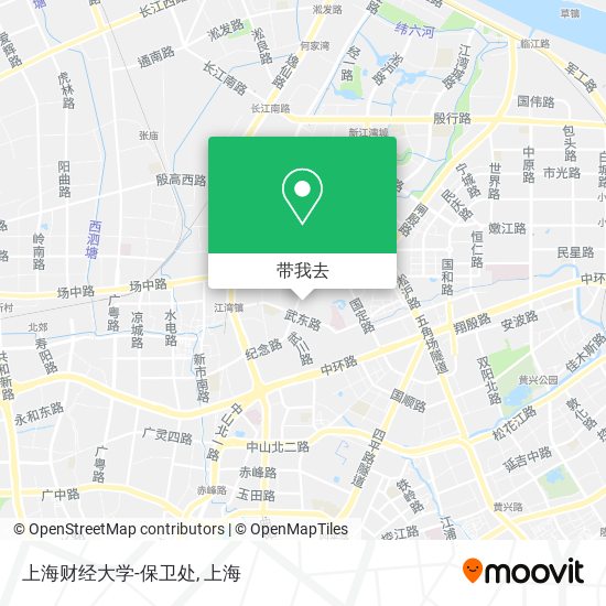 上海财经大学-保卫处地图
