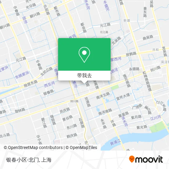 银春小区-北门地图