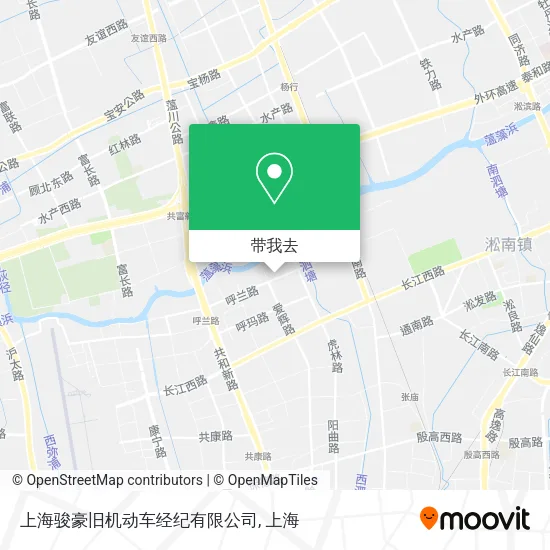 上海骏豪旧机动车经纪有限公司地图