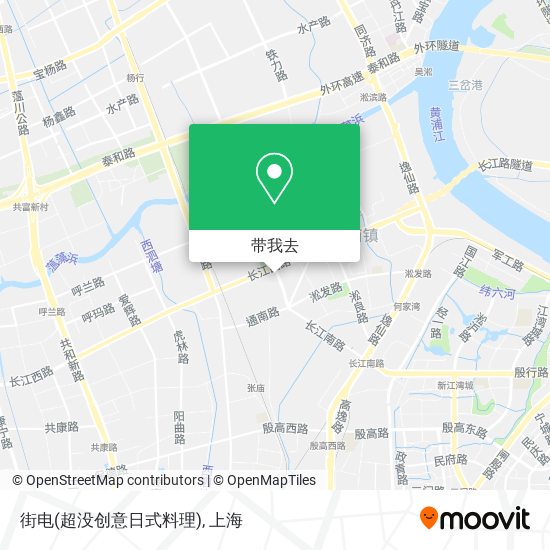 街电(超没创意日式料理)地图