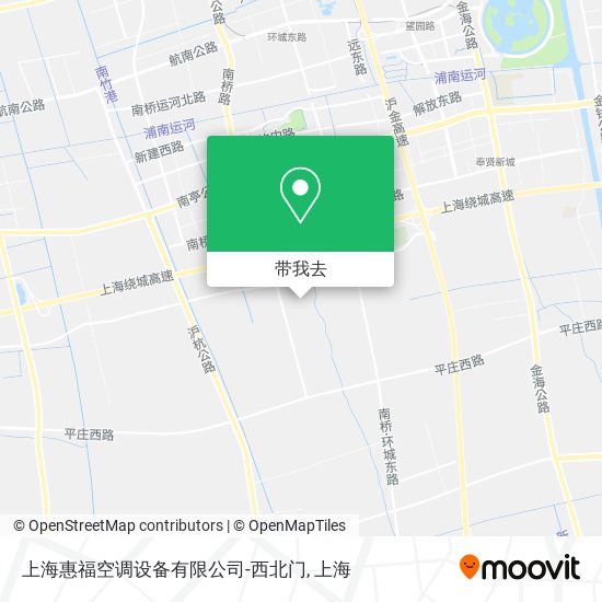 上海惠福空调设备有限公司-西北门地图