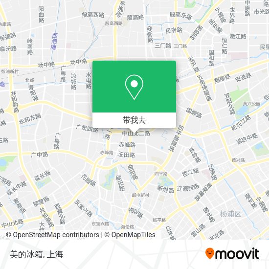 美的冰箱地图