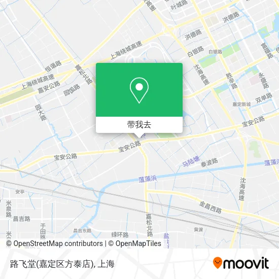 路飞堂(嘉定区方泰店)地图