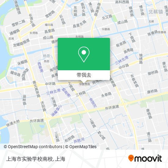上海市实验学校南校地图