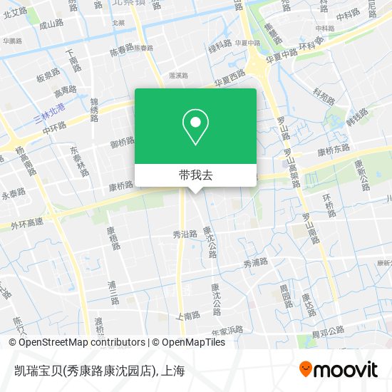 凯瑞宝贝(秀康路康沈园店)地图