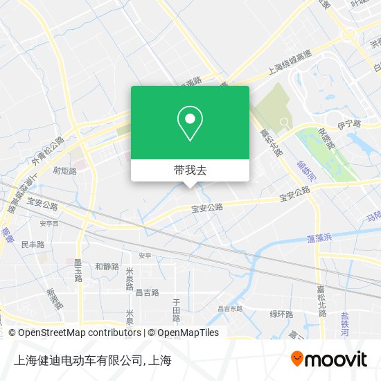 上海健迪电动车有限公司地图