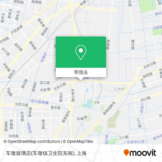 车墩玻璃店(车墩镇卫生院东南)地图