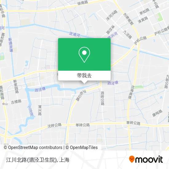 江川北路(泗泾卫生院)地图
