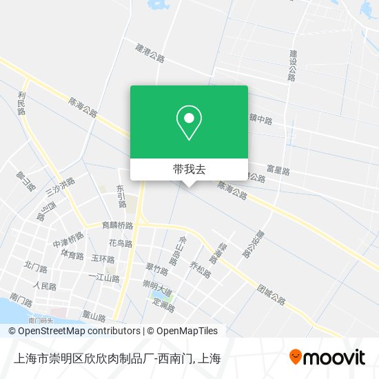 上海市崇明区欣欣肉制品厂-西南门地图