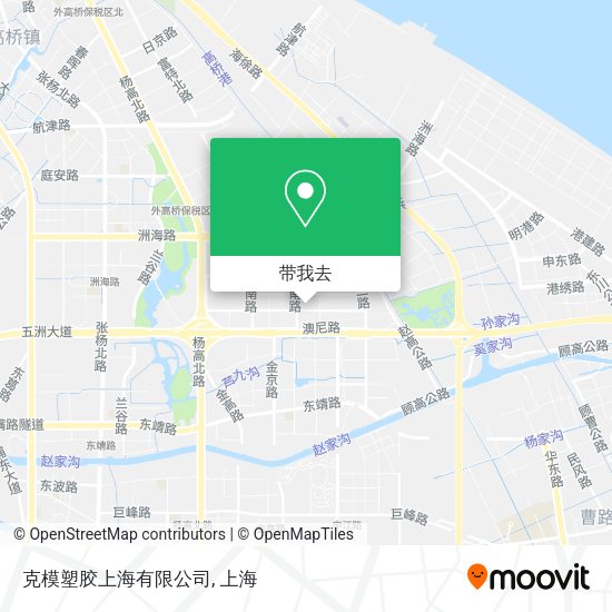 克模塑胶上海有限公司地图