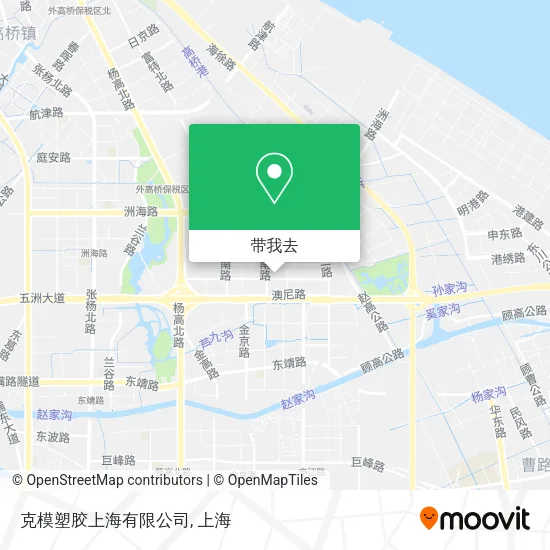 克模塑胶上海有限公司地图