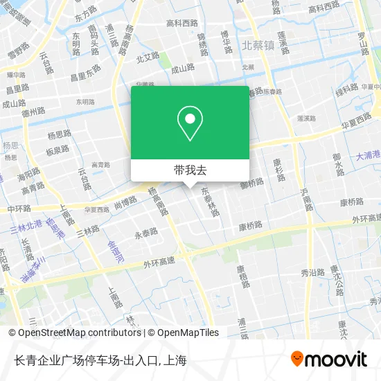 长青企业广场停车场-出入口地图