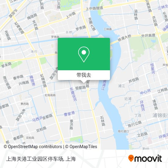 上海关港工业园区停车场地图