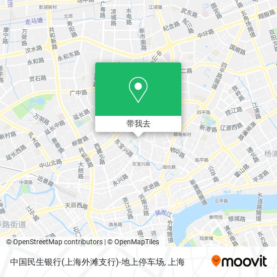 中国民生银行(上海外滩支行)-地上停车场地图