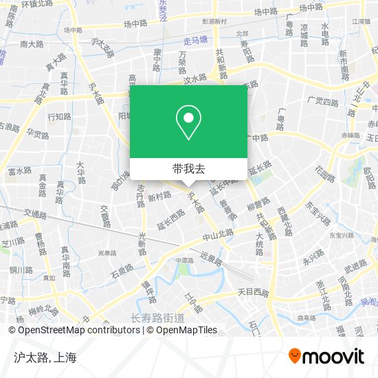 沪太路地图