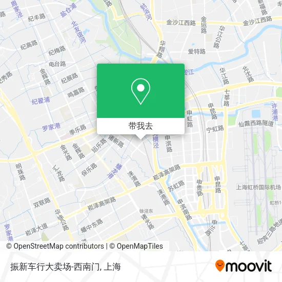 振新车行大卖场-西南门地图