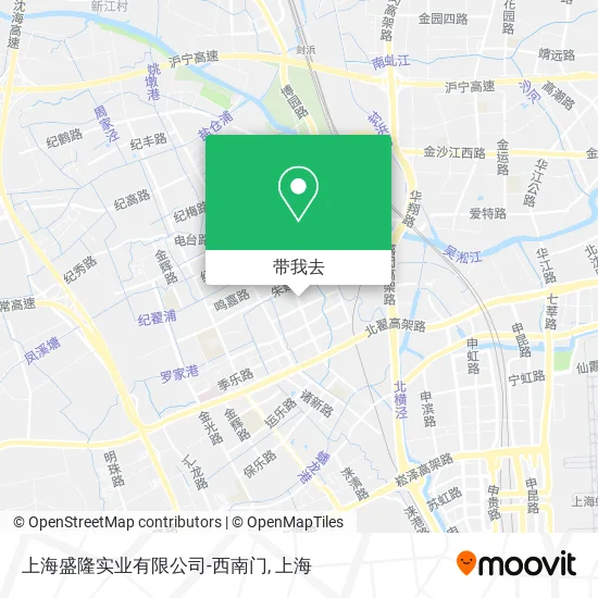 上海盛隆实业有限公司-西南门地图
