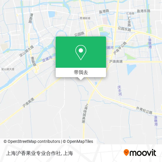 上海沪香果业专业合作社地图