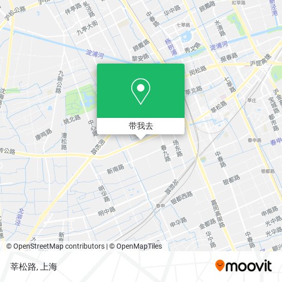 莘松路地图